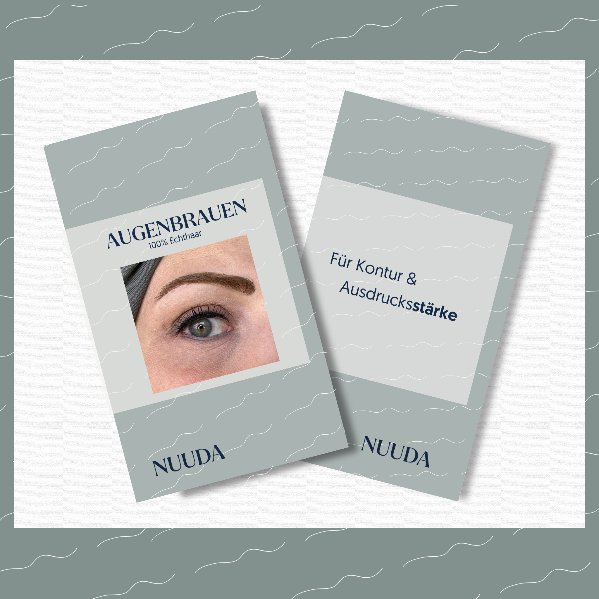 NUUDA Echthaar Augenbrauen