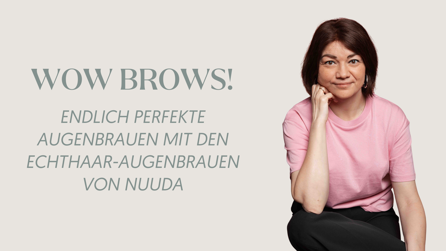 Wow Brows! Endlich perfekte Augenbrauen mit den Echthaar-Augenbrauen von NUUDA