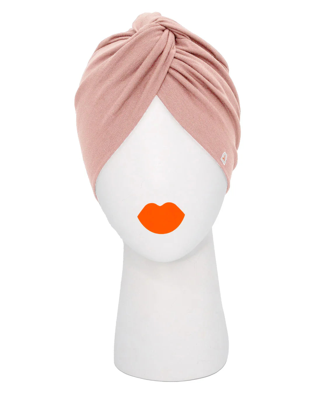 Turban Mütze KNOT, Viskose-Jersey Puder